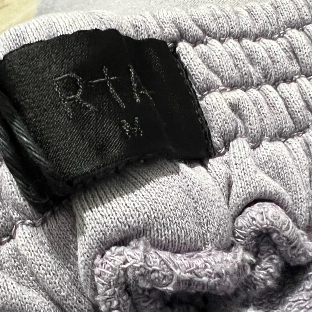 RTA Sydney women’s Sweatpants French Terry joggers Dusty lilac purple‎ medium